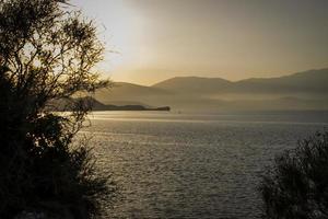 Golden hour at Kounopetra on the island of Kefalonia photo