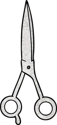 cartoon barber scissors