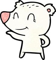 polar bear cartoon vector