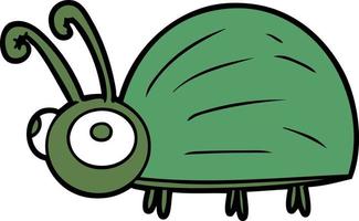 cute cartoon bug vector