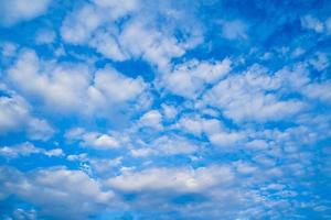 Blue sky with white clouds, big white clouds on the blue sky, Nimbostratus clouds, an altostratus cloud photo