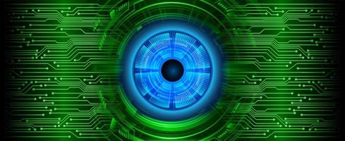 Modern Technology Background with eye vector