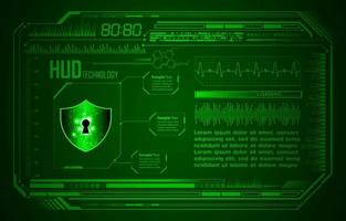 Modern Cybersecurity Technology Background with padlock vector