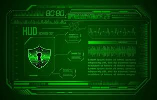 Modern Cybersecurity Technology Background with padlock vector