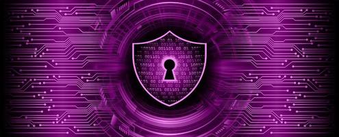 Cybersecurity Modern Technology Background with padlock vector