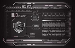 Cybersecurity Modern Technology Background with padlock vector