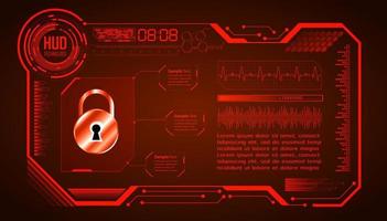 Cybersecurity Modern Technology Background with padlock vector