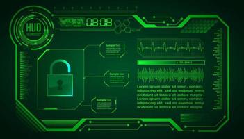 Cybersecurity Modern Technology Background with padlock vector