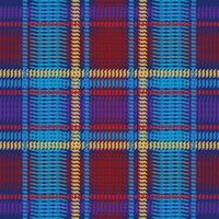 Tartan plaid pattern seamless vector background. Multicolored for flannel shirt, blanket, throw, or other modern textile design. Herringbone woven texture.