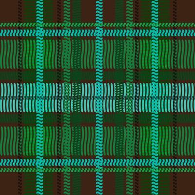 Tartan plaid pattern seamless vector background. Multicolored for flannel shirt, blanket, throw, or other modern textile design. Herringbone woven texture.