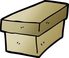 cartoon cardboard box vector