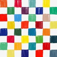 coloridos niños lápiz garabato de patrones sin fisuras. control infantil a mano alzada y fondo de formas de crayón dibujado a mano. vector