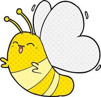 funny cartoon butterfly vector