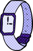 cartoon wrist watch vector