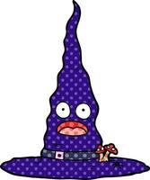 cartoon witchs hat vector