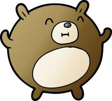 cartoon bear character vector