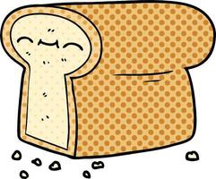 cartoon loaf of bread vector