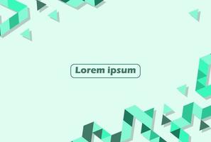 Flat Geometric Abstract Shapes Background vector