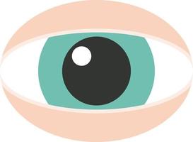 icono de ilustración de vector gráfico de ojo mirando fijamente