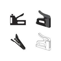 staple tool icon vector