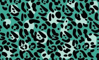 patrón de leopardo sin fisuras. diseño vectorial moderno para web e impresión. textiles hechos a mano, telas y papel pintado. colores contemporáneos. ilustración vectorial vector