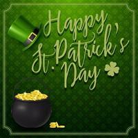 Happy St. Patrick's day background vector