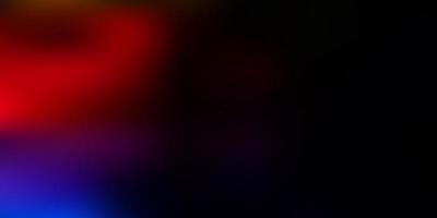 Dark multicolor vector blur template.