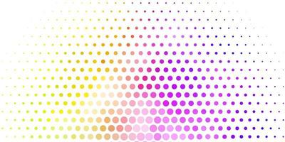 Light Multicolor vector pattern with spheres.