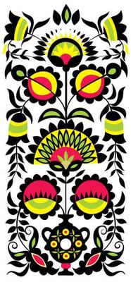 Element of Flower ornament. Vector illustration.