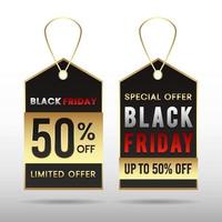 Black friday modern banner background design vector