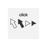 click icon vector