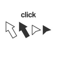 click icon vector