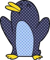 cartoon penguin character vector