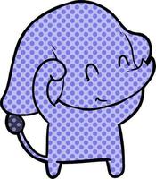 cute cartoon elephant vector