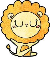 cartoon lion character vector