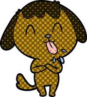 cute cartoon dog vector