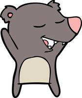 Vector cartoon bear