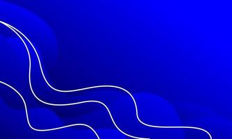 Blue gradient background with white line vector