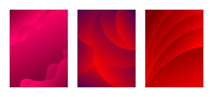 Set liquid colorful background free vector