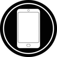 cell phone graphic circular symbol vector