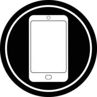 cell phone graphic circular symbol vector