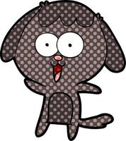 cute cartoon dog vector