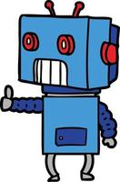 cartoon robot character vector