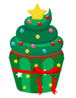 christmas tree cupcakes png