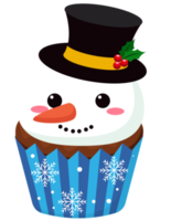 cupcake avec un chapeau sur le dessus png