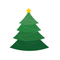 semplice Natale albero illustrazione png