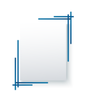 blue frame template illustration png