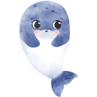 cute baby whale png