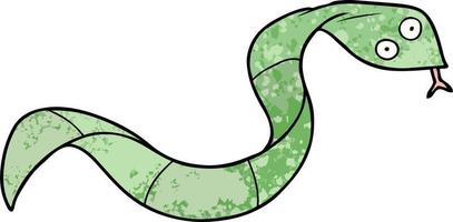 cartoon snake character vector