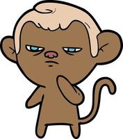 cartoon monkey character vector